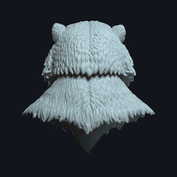 Tiger_Action Figure Head v2 3d model