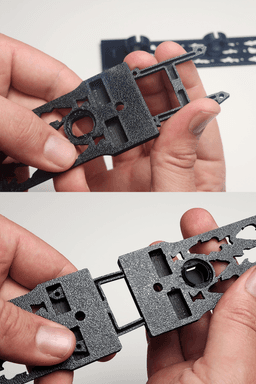 Modular Fishing Rod Wall Mount 3d model
