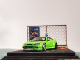 Parking and Railway Diorama for Hot Wheels and 1:64 Diecast Cars & Figure 3d model