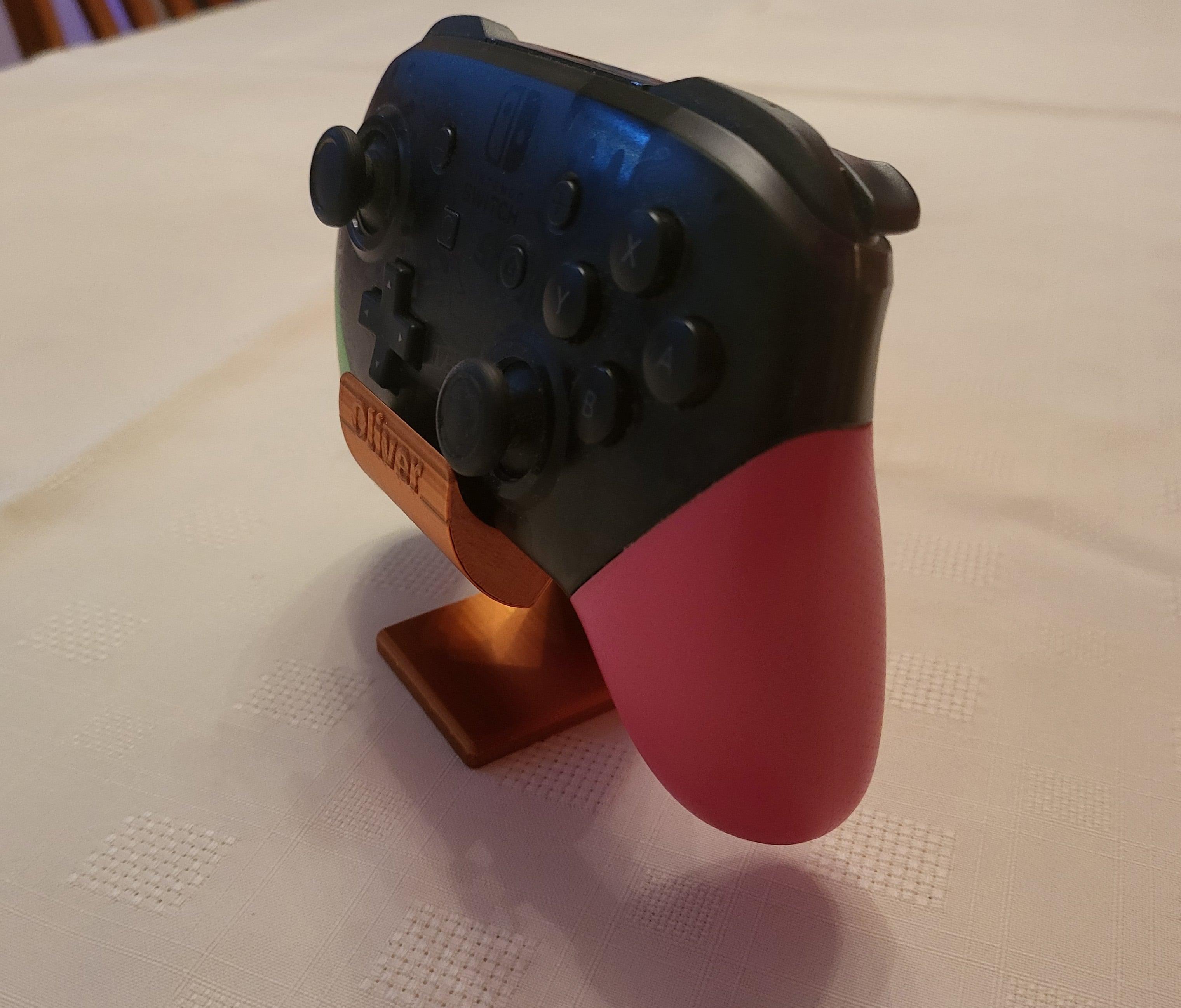Switch pro controller stand (no Support) 3d model