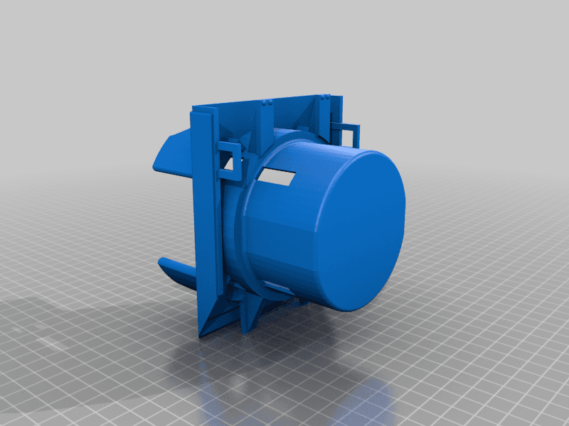 BMW E46 Cupholder + Hydroflask 3d model