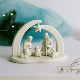 Minimalist Nativity Scene | Holy Family Christmas Decor | Modern Nativity Set 3d model