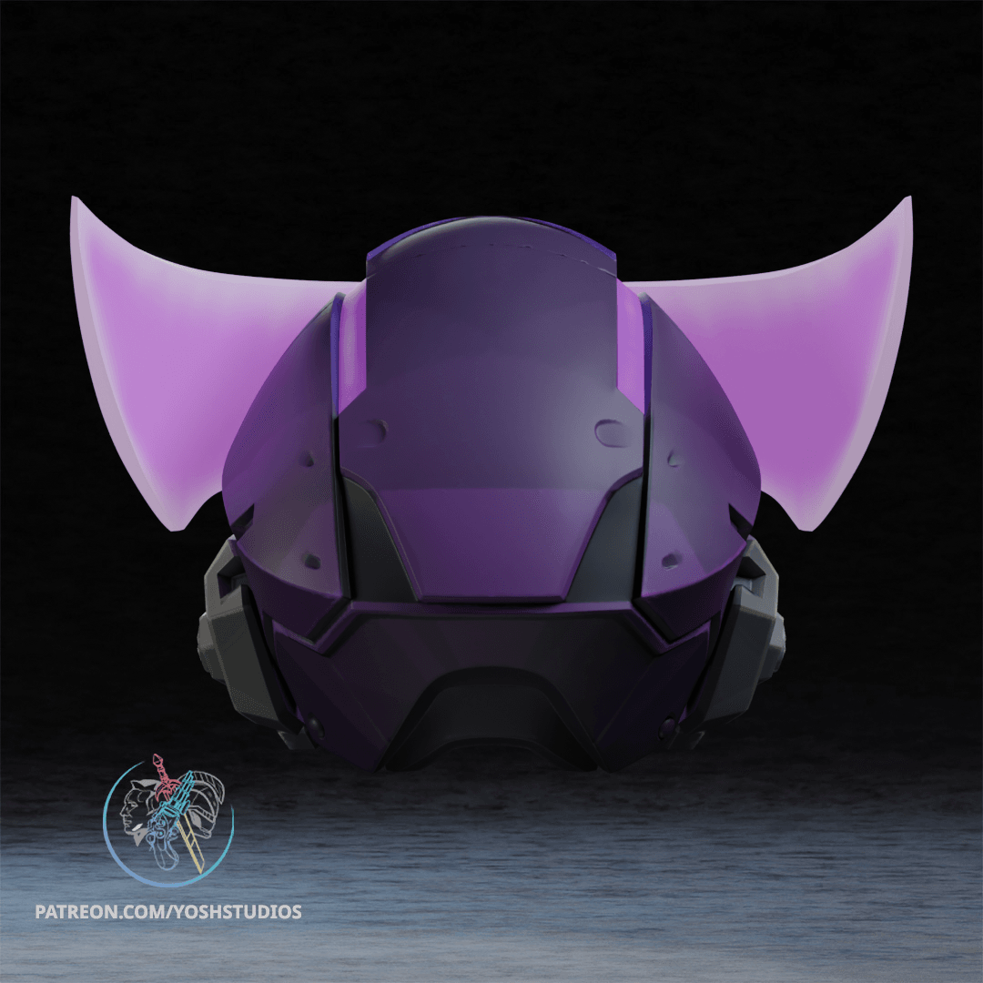 Hawkeye Rivals Helmet 3D Printer File STL 3d model