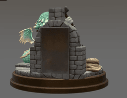 Blacksmith Dragon STL File for 3D Print 3d model