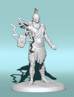 Storm Giant with Hammer 3d model