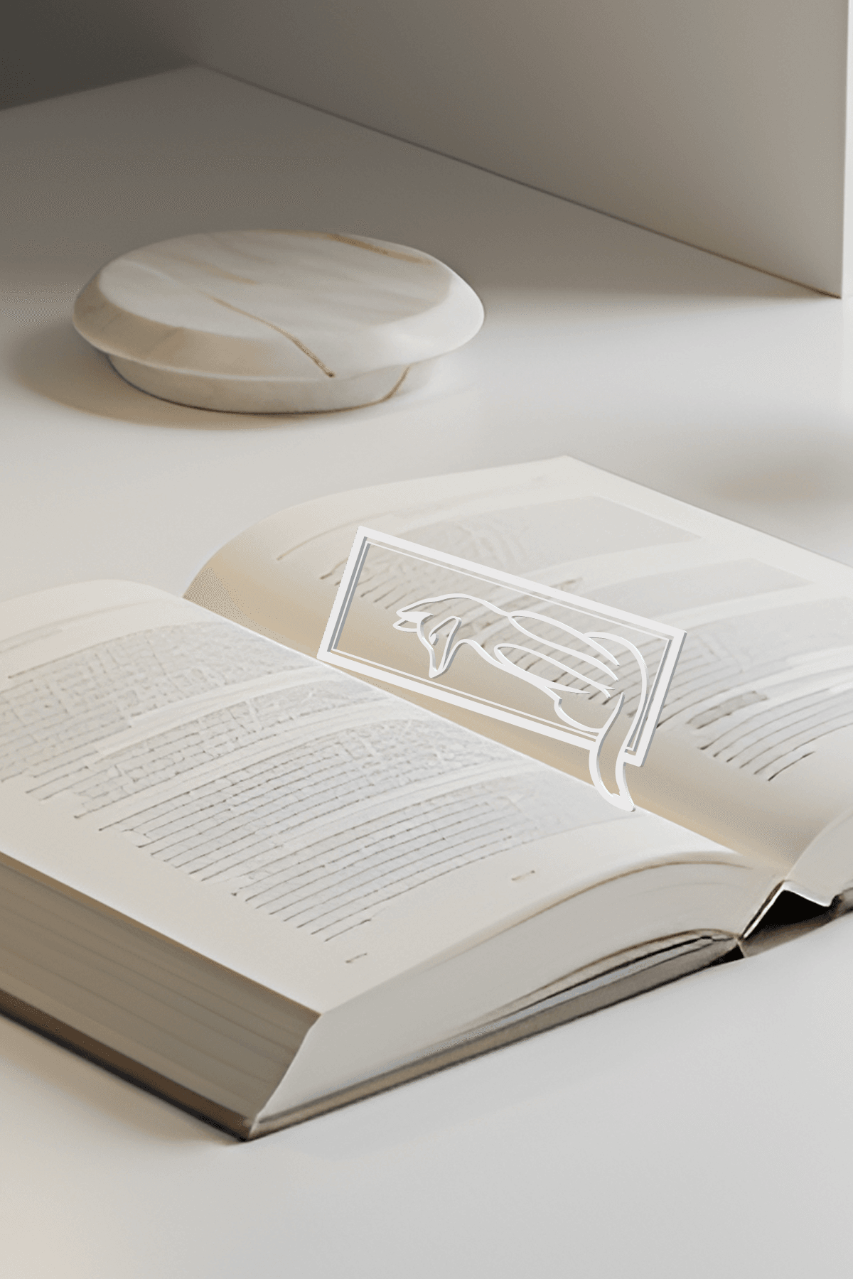 Fox Bookmark, Gift Bookmark 3d model