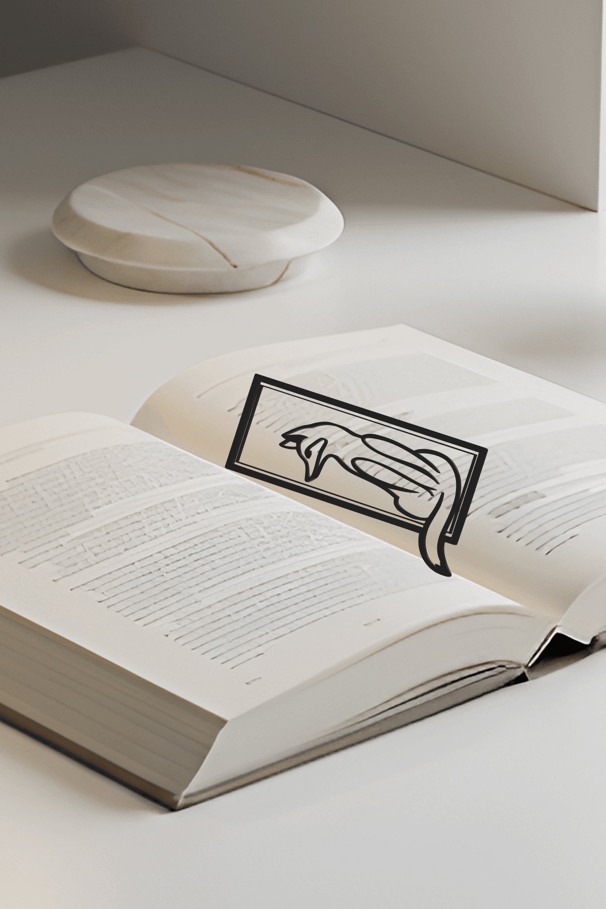 Fox Bookmark, Gift Bookmark 3d model