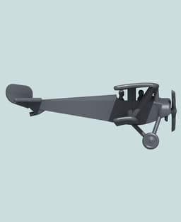 1:144 Nieuport 10 (Unarmed) 3d model