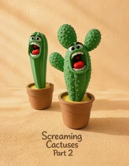 Screaming Cactuses - Part II 3d model