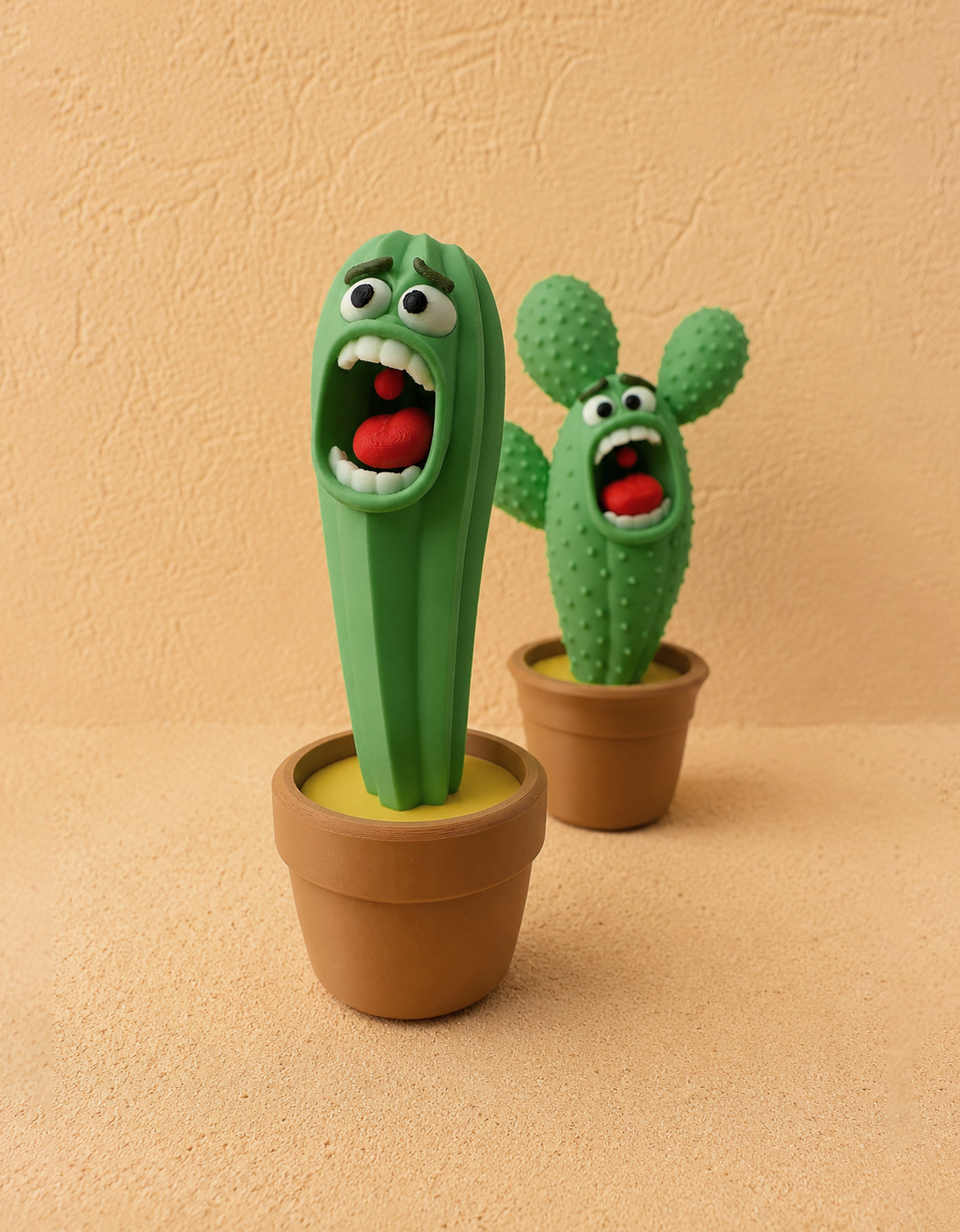 Screaming Cactuses - Part II 3d model