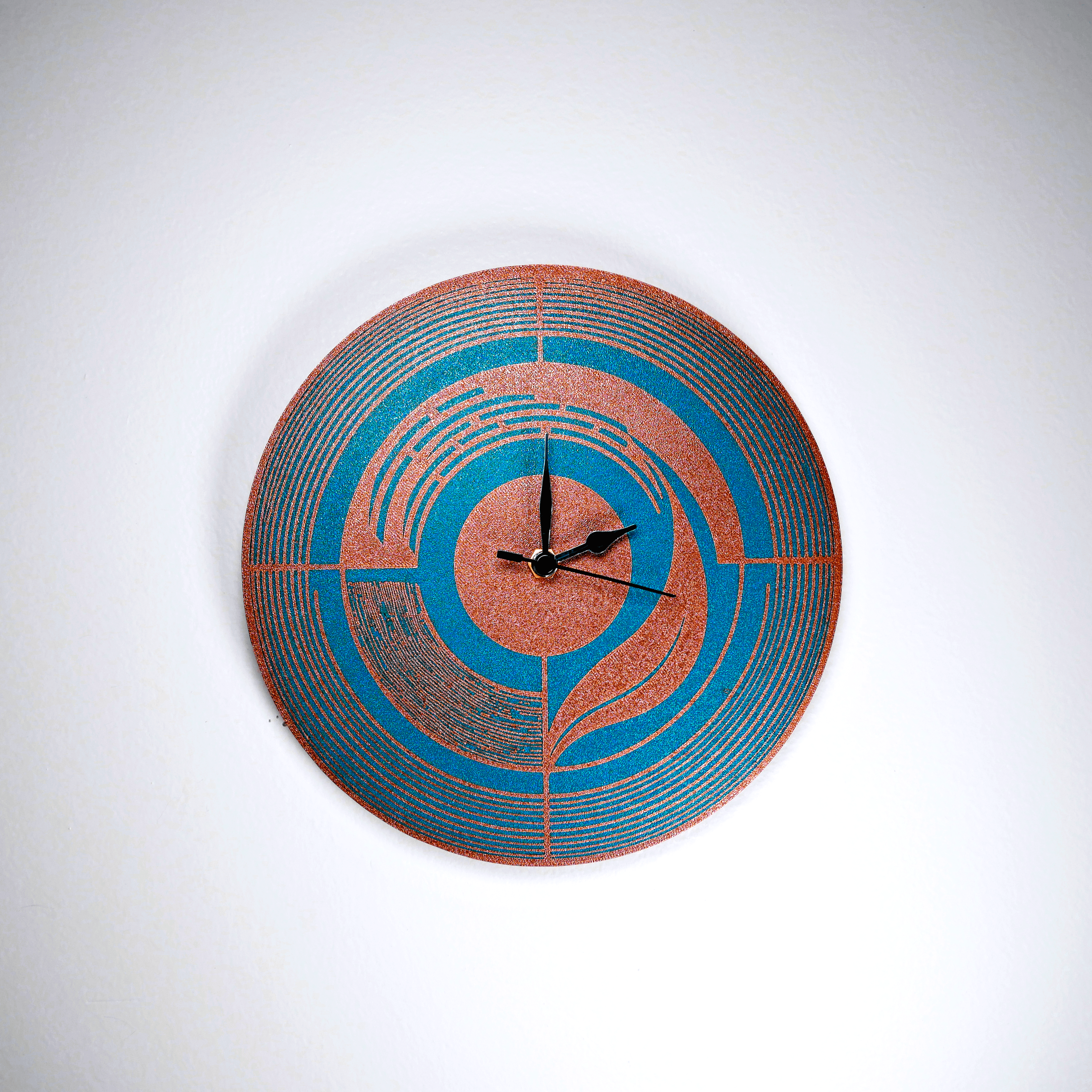 Art Deco Wall Clock 3d model