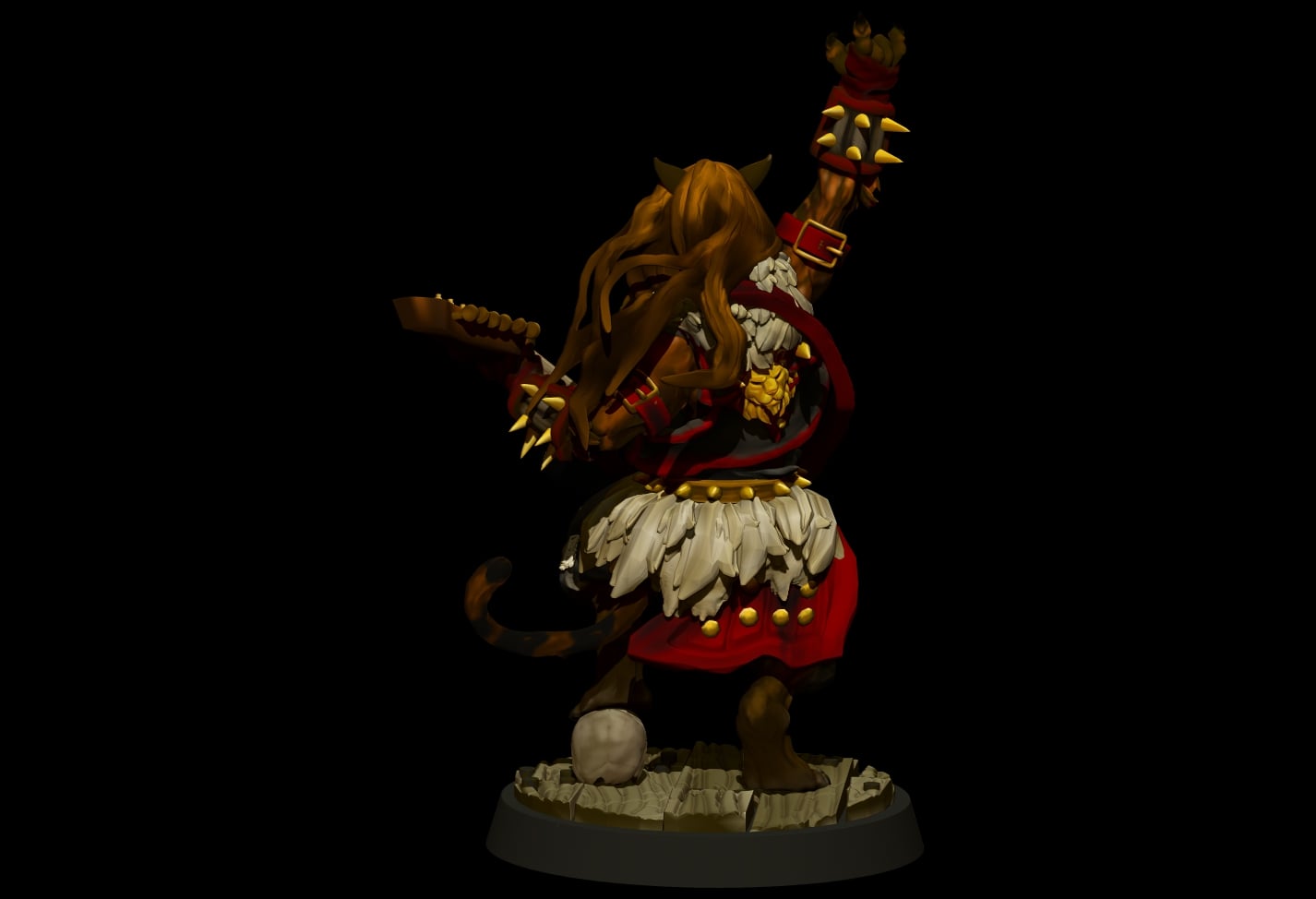 Shagdu - Tabaxi Bard 3d model