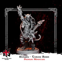Shagdu - Tabaxi Bard 3d model