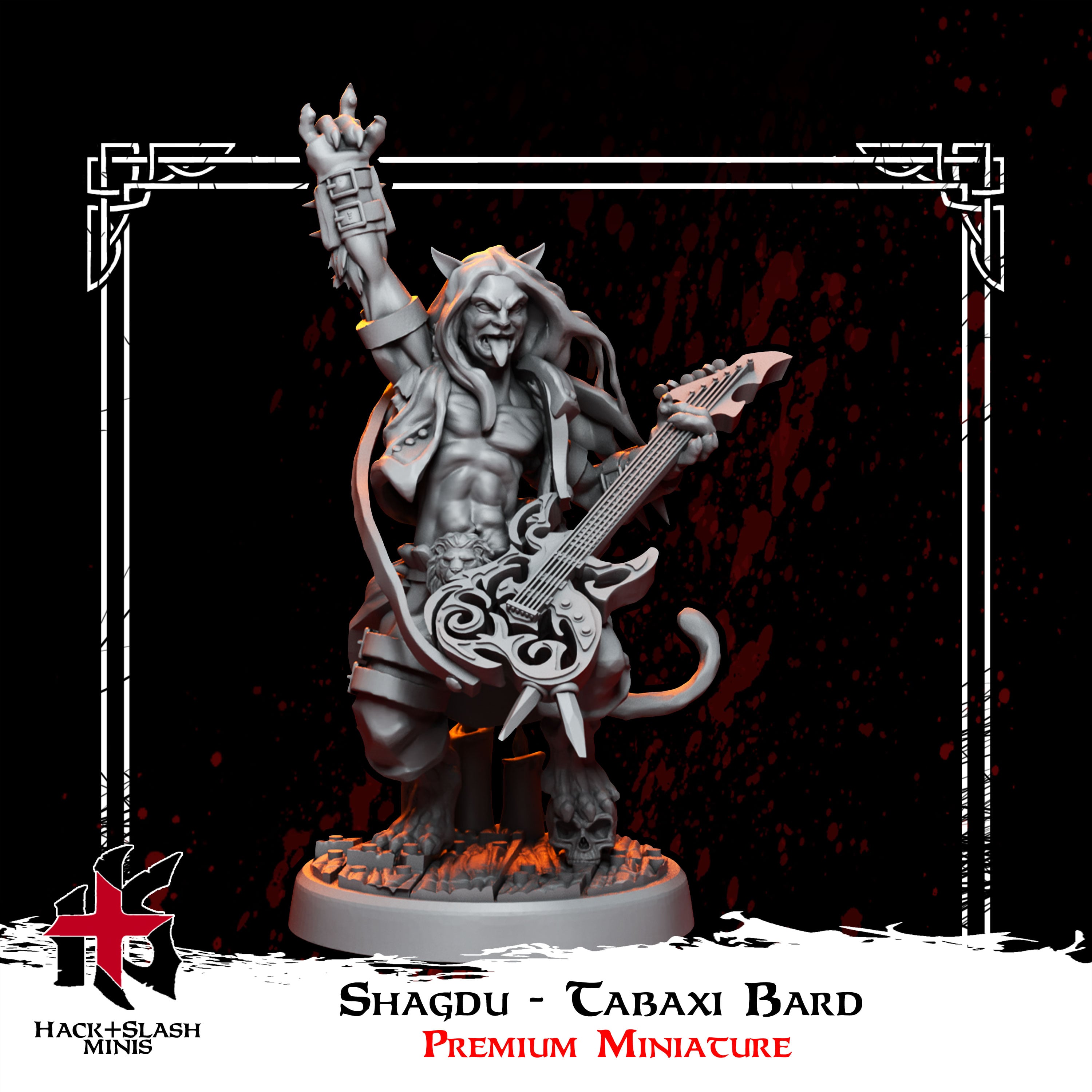 Shagdu - Tabaxi Bard 3d model