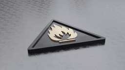 Flammable Material Hazard (Coaster For Drinks) Bundle 3d model