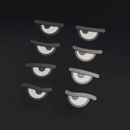 Robot vacuum eyes (no AMS) 3d model