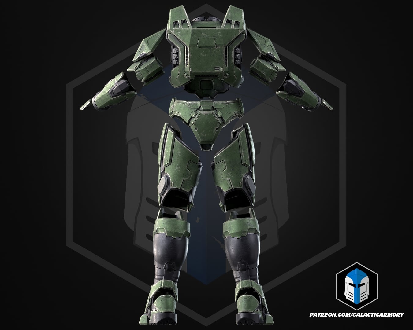 Mark 5 Campaign Evolved Armor - 3D Print Files 3d model