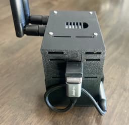 RASPAP Pi5 w/m.2 HAT+ and UPS 3d model