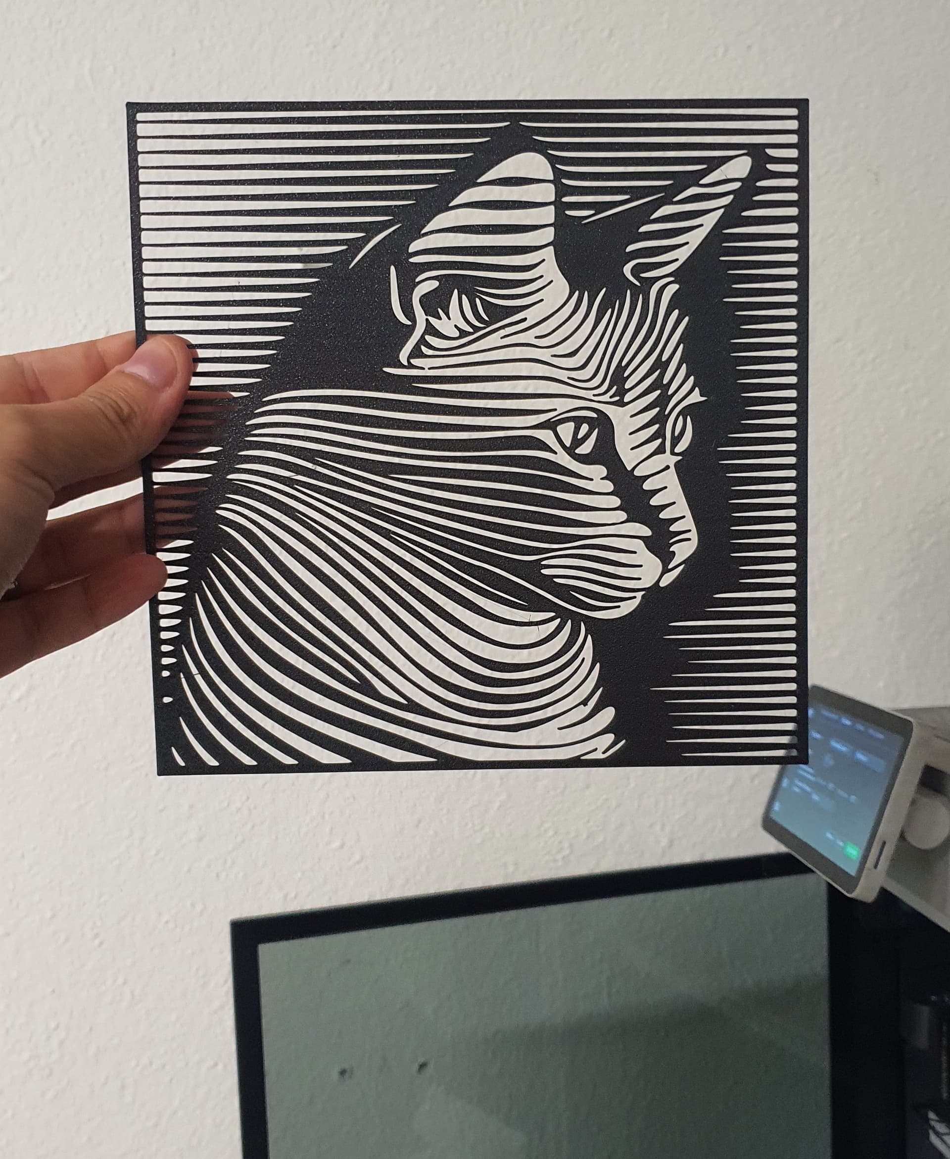Looks Awesome, next print I'm going to use a holographic bed.