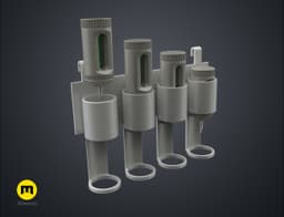 Fallout - Lucy’s Tranquilizer gun and darts 3d model