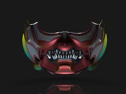 Blade Mempo Mask 3d model