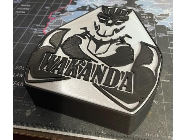 Wakanda Forever Box 3d model