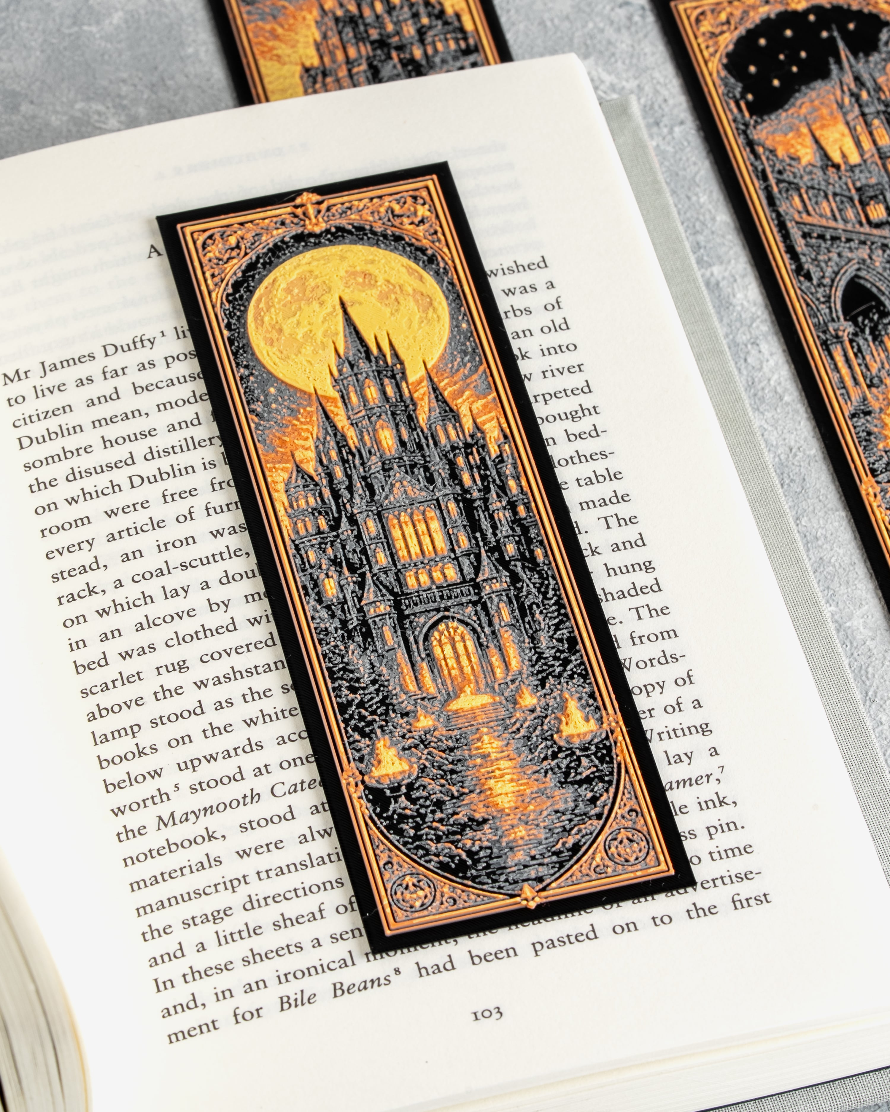 Gothic Castle Bookmarks 3d model