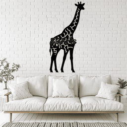 Giraffe 2D Wall Art/Window Art - Digital STL & SVG File for 3D Printing or Laser Cutting 3d model