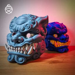Foo Dog Mask 3d model