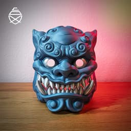 Foo Dog Mask 3d model