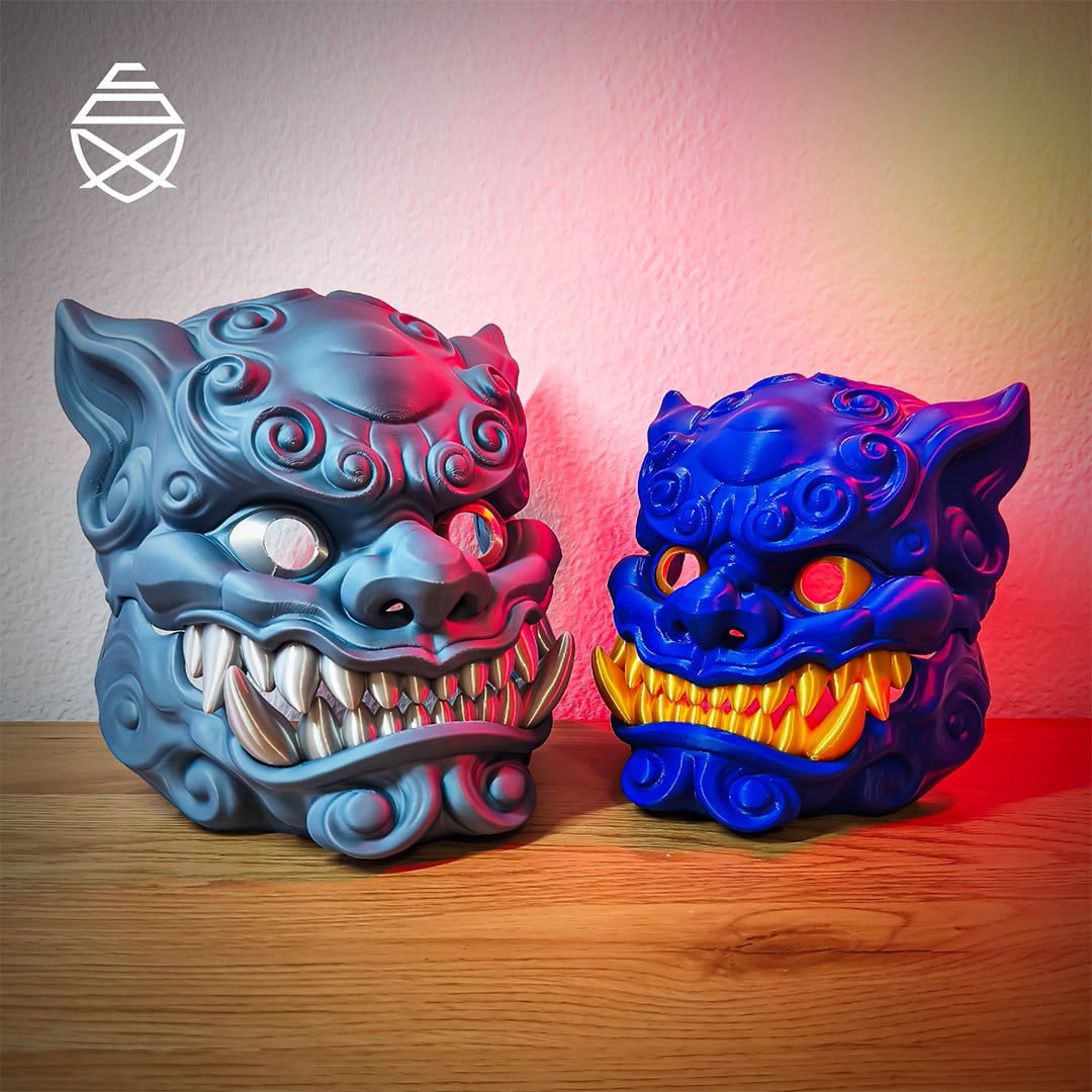 Foo Dog Mask 3d model
