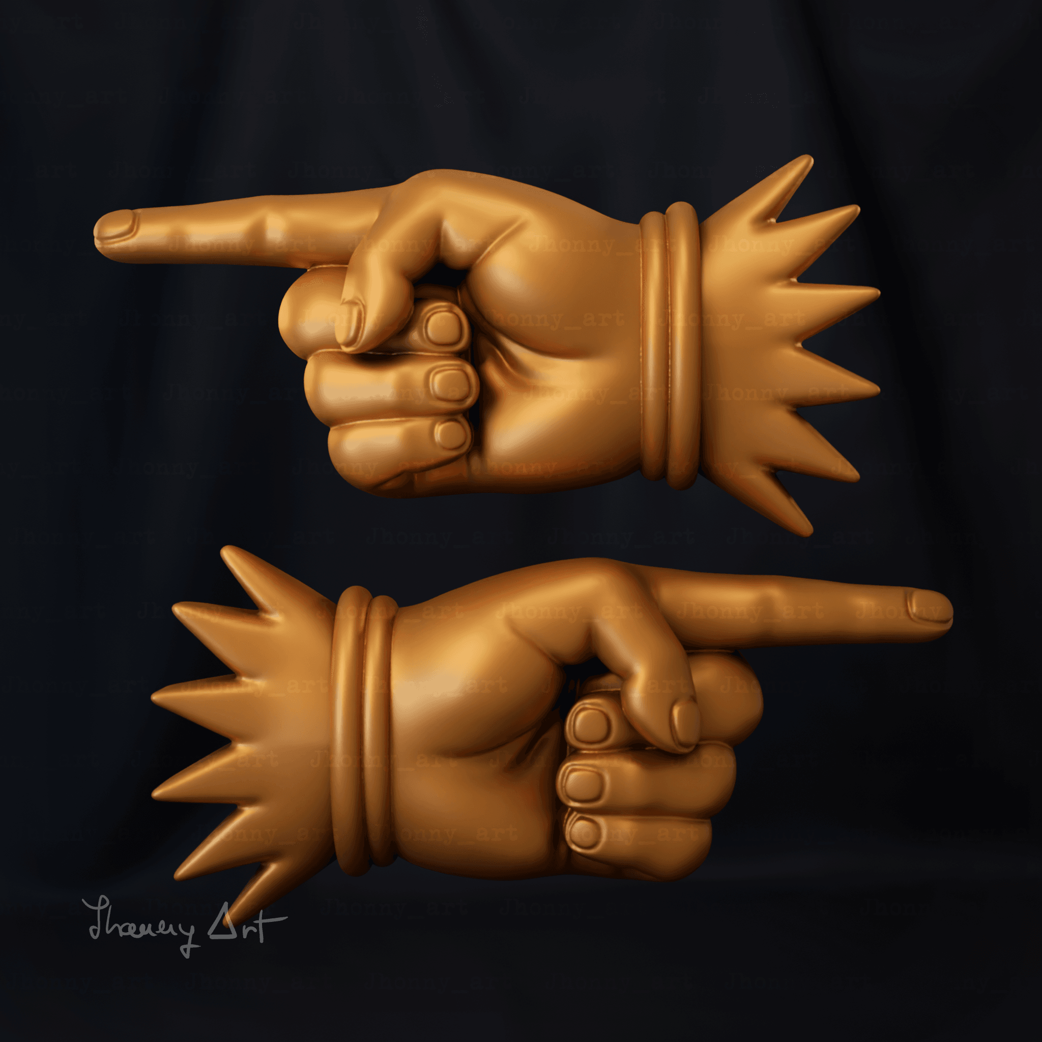 Manicule Harry Potter 3d model