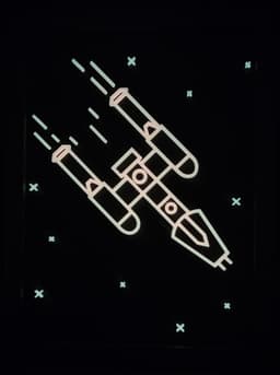 Star Wars Neon Line Art - Y-Wing 3d model