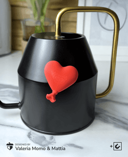 Heart Luftballon Magnet, San Valentine's Gift Love, Balloon 3d model