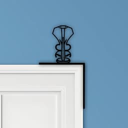 Snake Door Corner Decor 3d model
