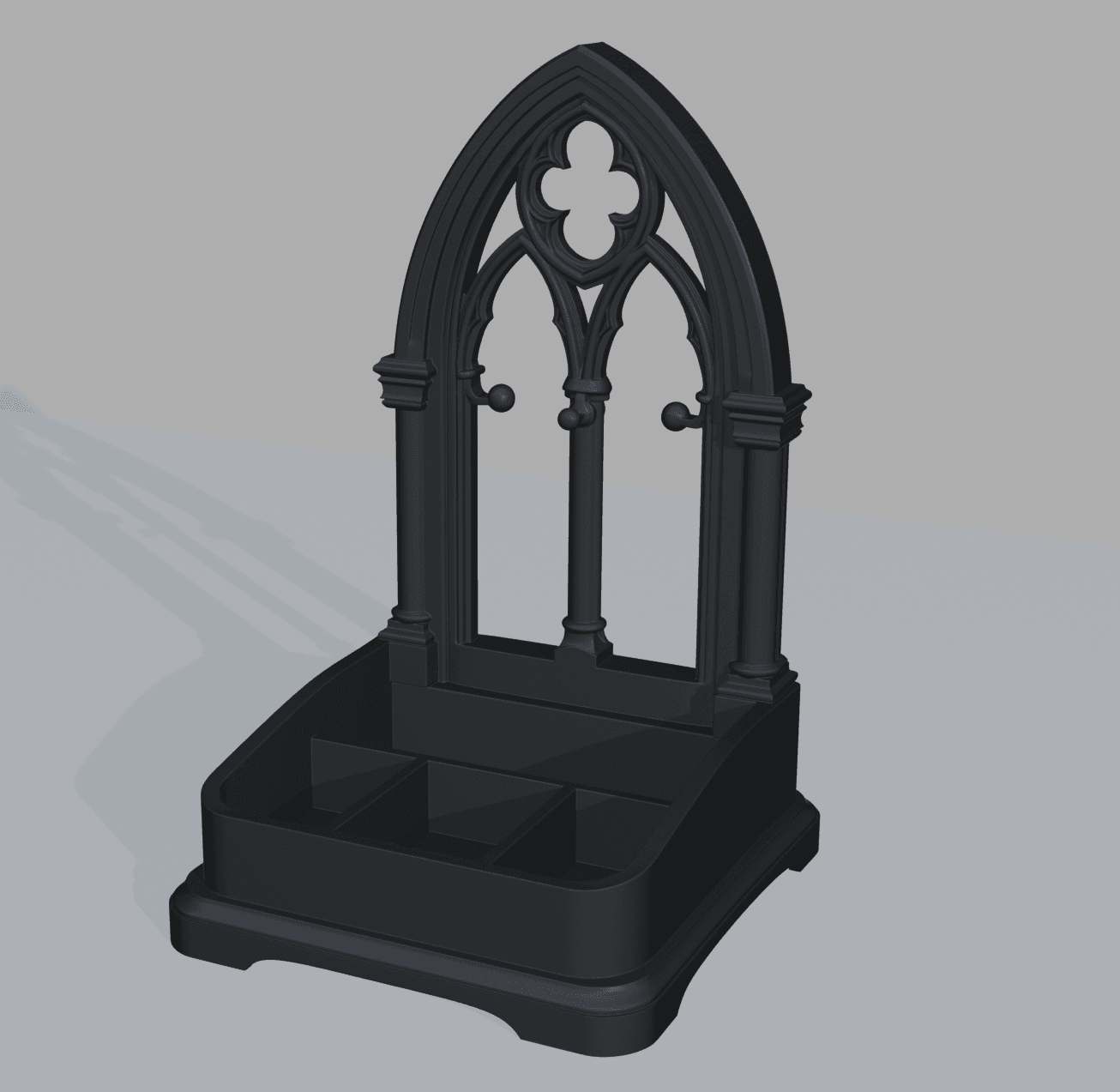 Gothic Shrine Jewelry Organizer 3d model