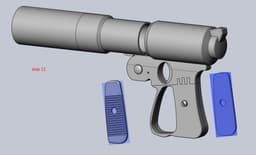 Laputa Gun Loadable Printable Assembly 3d model