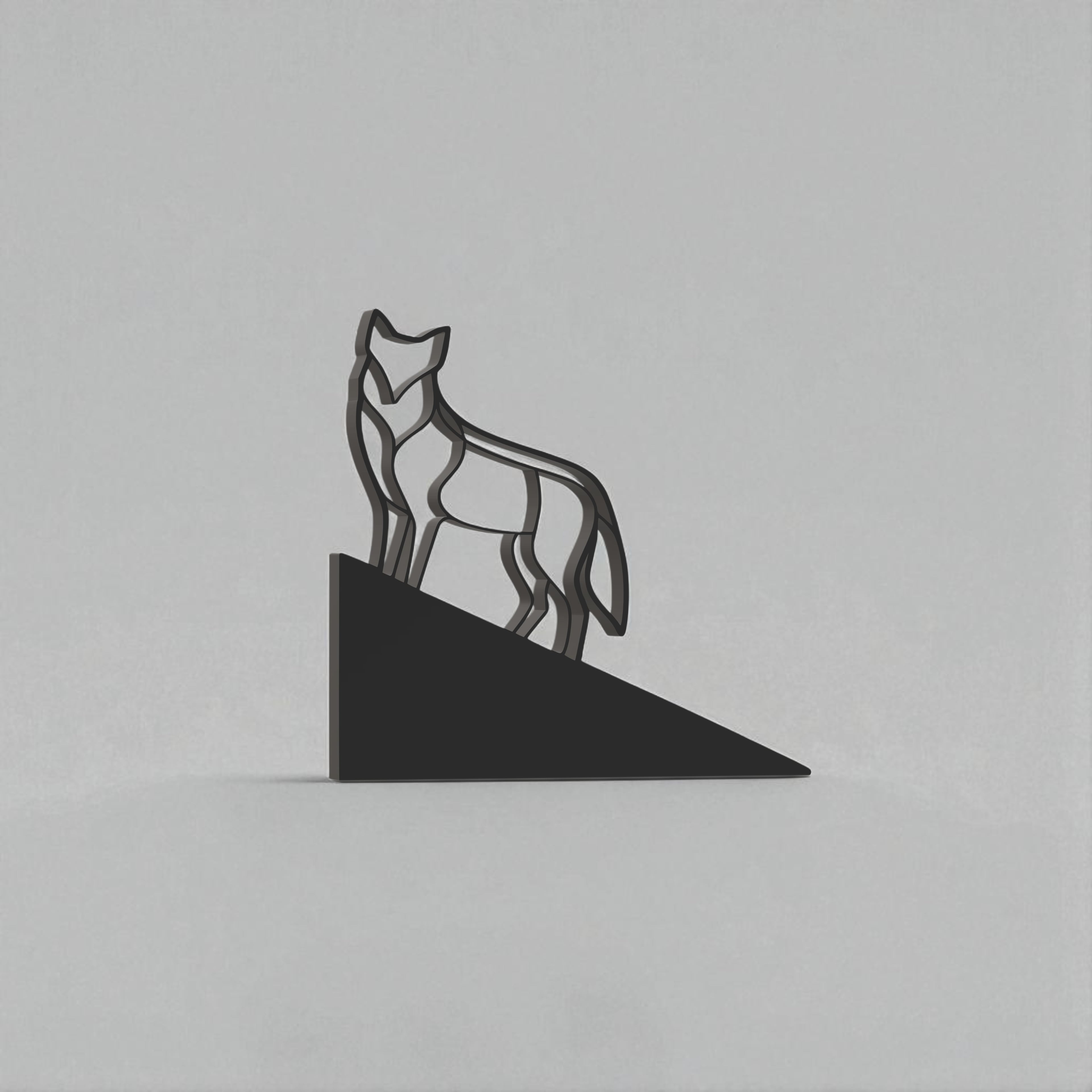 Door Stop, Wolf Door Stopper, Door Back, 2 Different Models 3d model