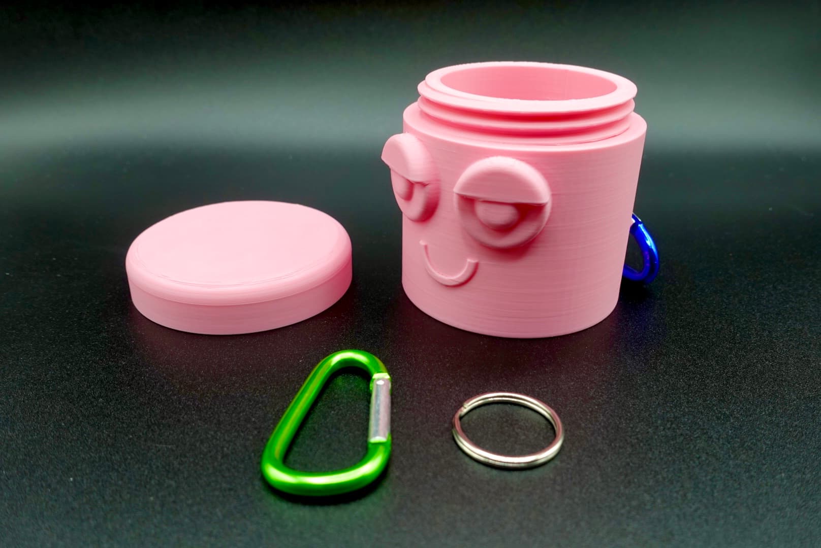 Stash Container Keychain (Chill Buddy) 3d model