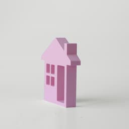 Home Silhouette with Windows 3d model