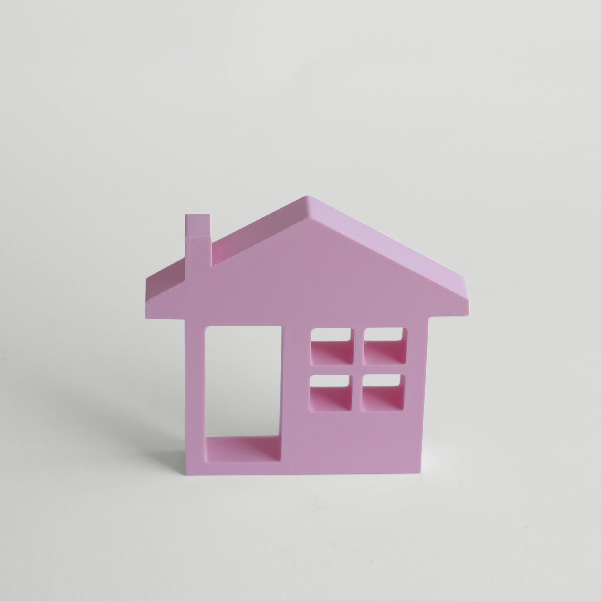 Home Silhouette with Windows 3d model