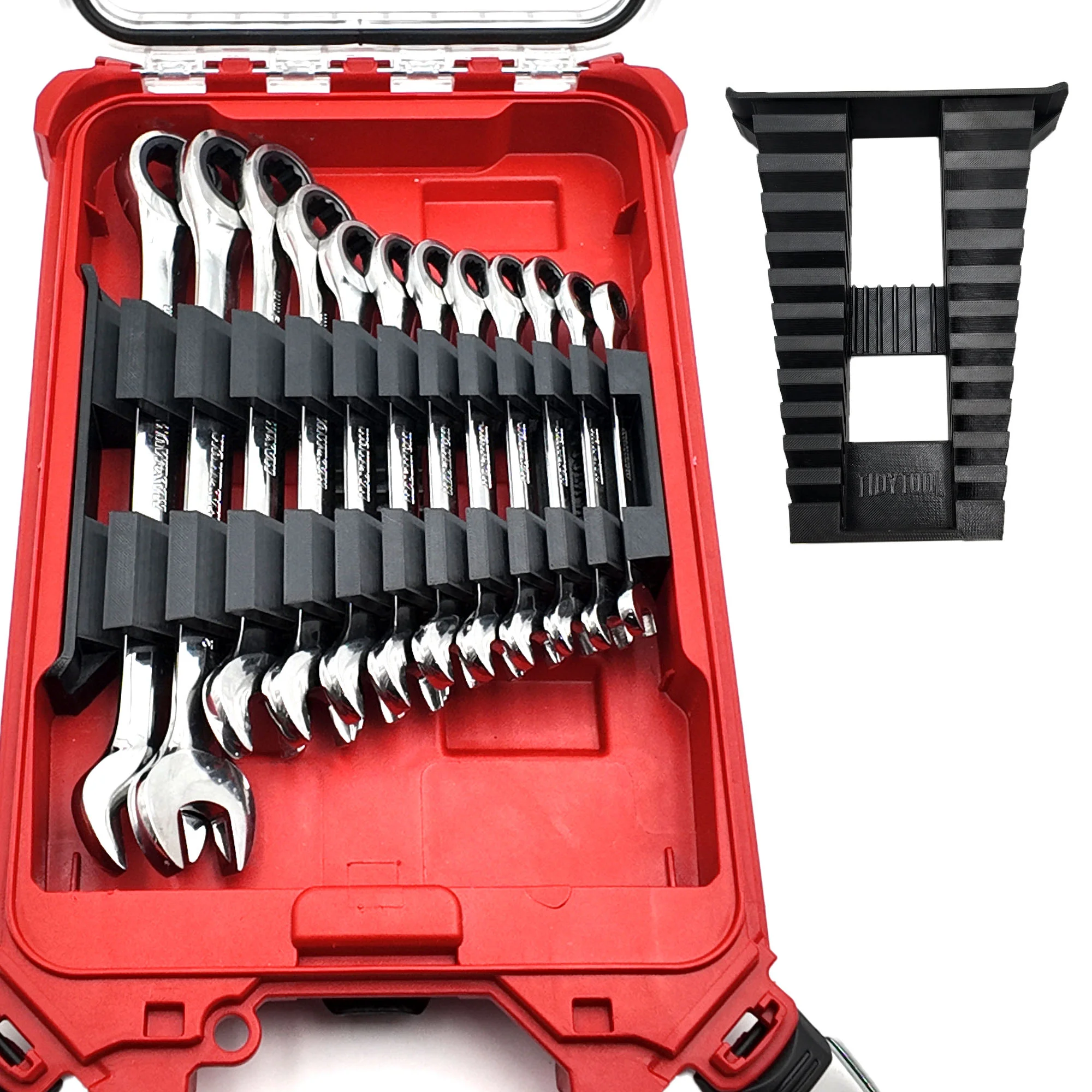 Wrench Organizer for Milwaukee Compact Packout (Version 2) 3d model