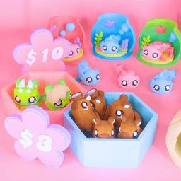 FREE Craft Fair Price/Hexagon Display (NO SUPPORT) 3d model