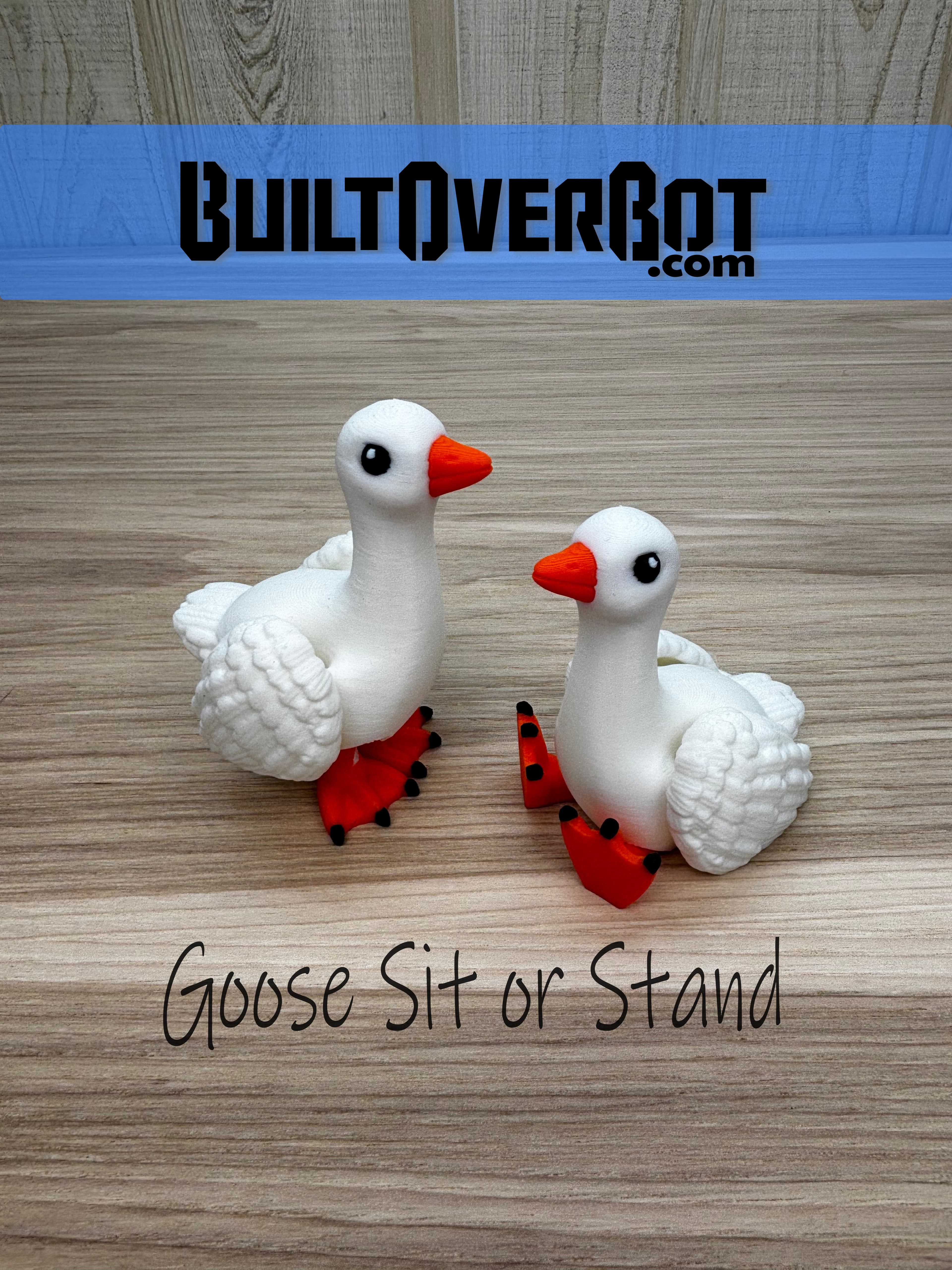 Goose Sit or Stand 3d model
