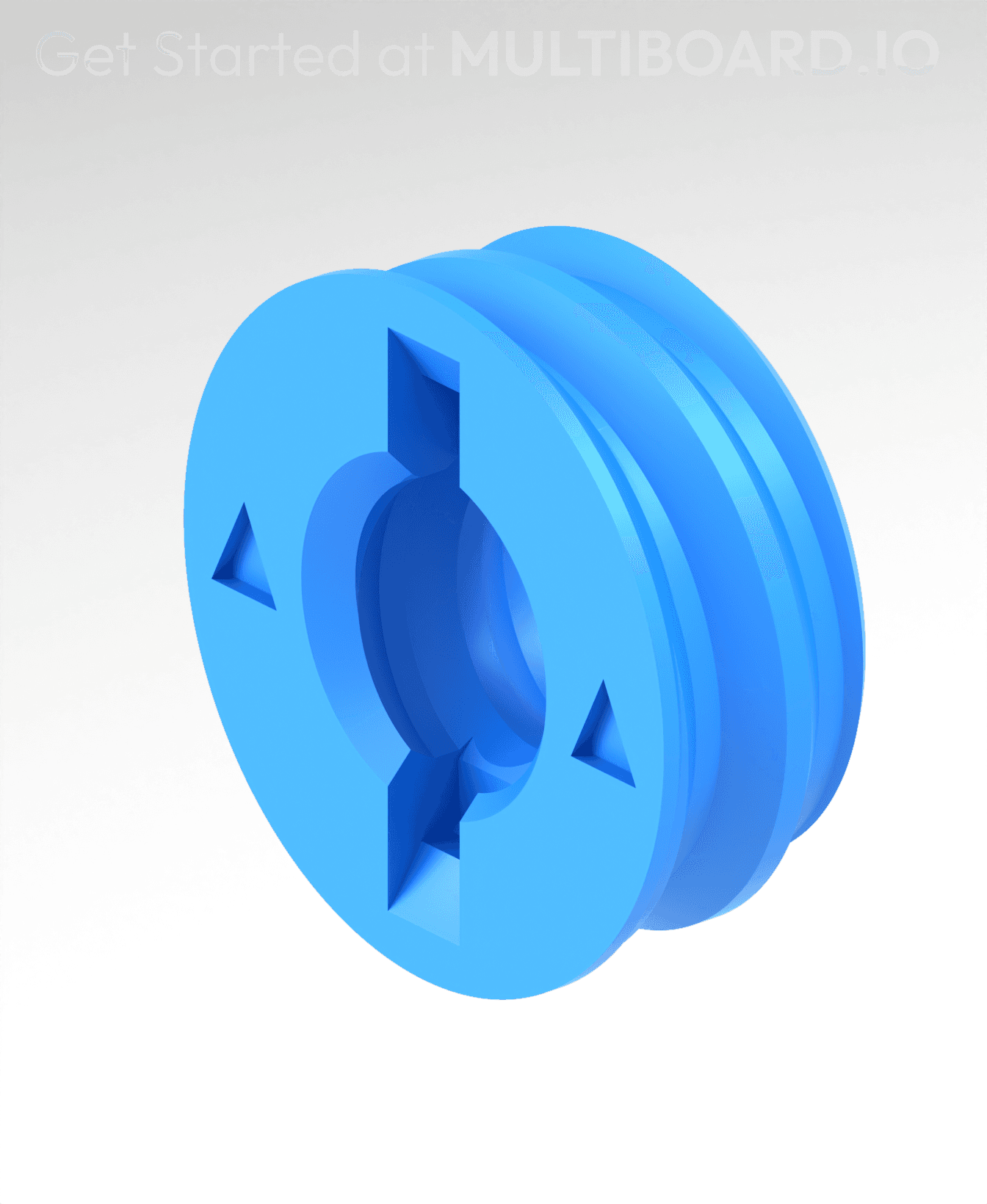 Small Thread Hole - Mid Thread 3d model