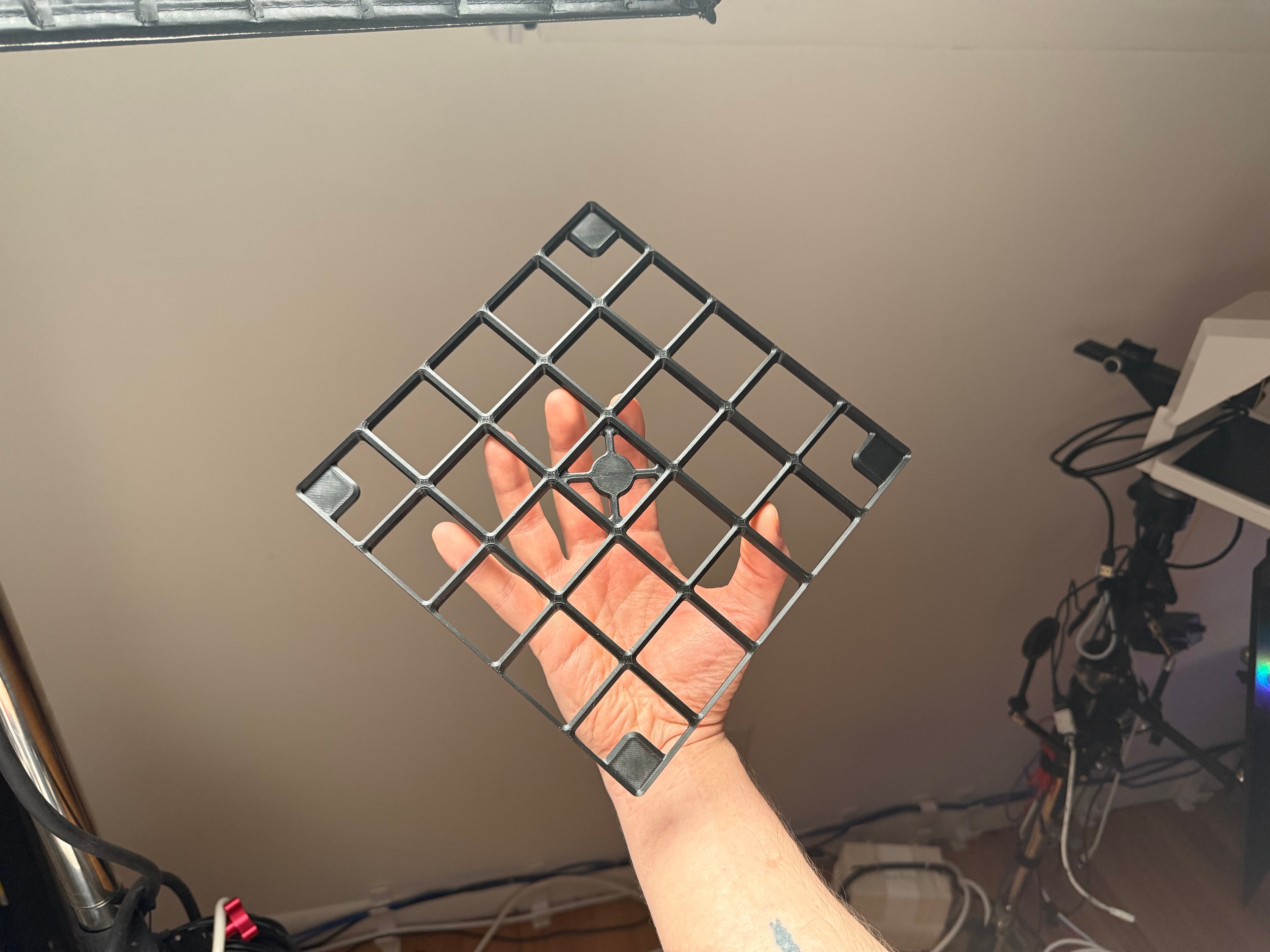 Magnet Bottom Gridfinity Baseplate 3d model