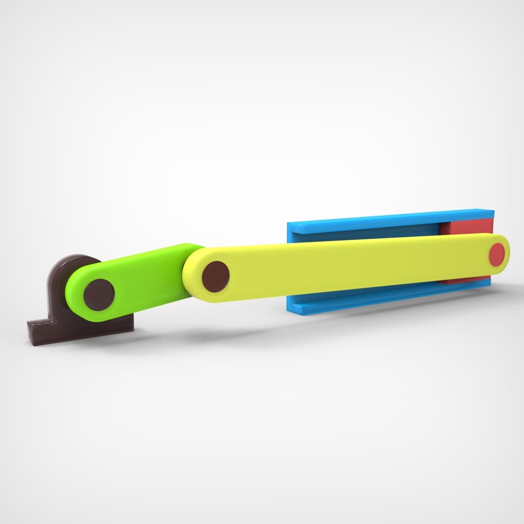 Slider Crank Mechanism 3d model