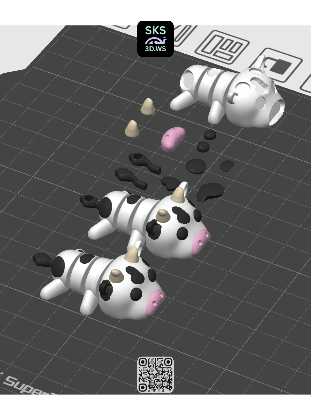 The Ultimate Cow Fidget Collection 3d model