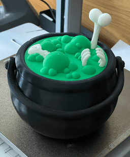 Witch's Cauldron Candy Bowl 3d model