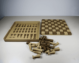 Forma Chess Set with Box 3d model
